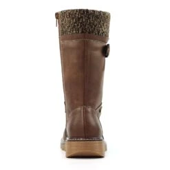 LUNAR Caesar Brown Wide Fit Long Boot -Chic Ladies Shoes Store caesar brown wide fit long boot p7657 441440 image
