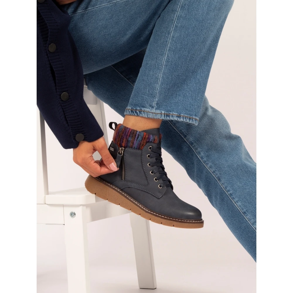 LUNAR California Navy Wide Fit Boot 4 LUNAR California Navy Wide Fit Boot - Image 2