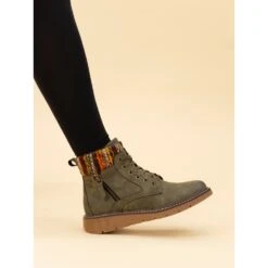 LUNAR California Olive Wide Fit Boot -Chic Ladies Shoes Store california olive wide fit boot p7726 445019 image