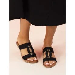 LUNAR Callow II Black Sandal -Chic Ladies Shoes Store callow ii black sandal p7167 409541 image