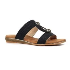 LUNAR Callow II Black Sandal -Chic Ladies Shoes Store callow ii black sandal p7167 410465 image