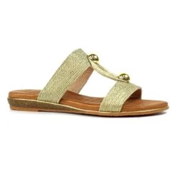 LUNAR Callow II Gold Sandal -Chic Ladies Shoes Store callow ii gold sandal p7168 410507 image