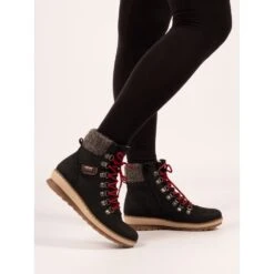 LUNAR Candy Black Waterproof Boot -Chic Ladies Shoes Store candy black waterproof boot p7637 438145 image