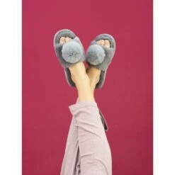 LUNAR Cara Grey Slipper