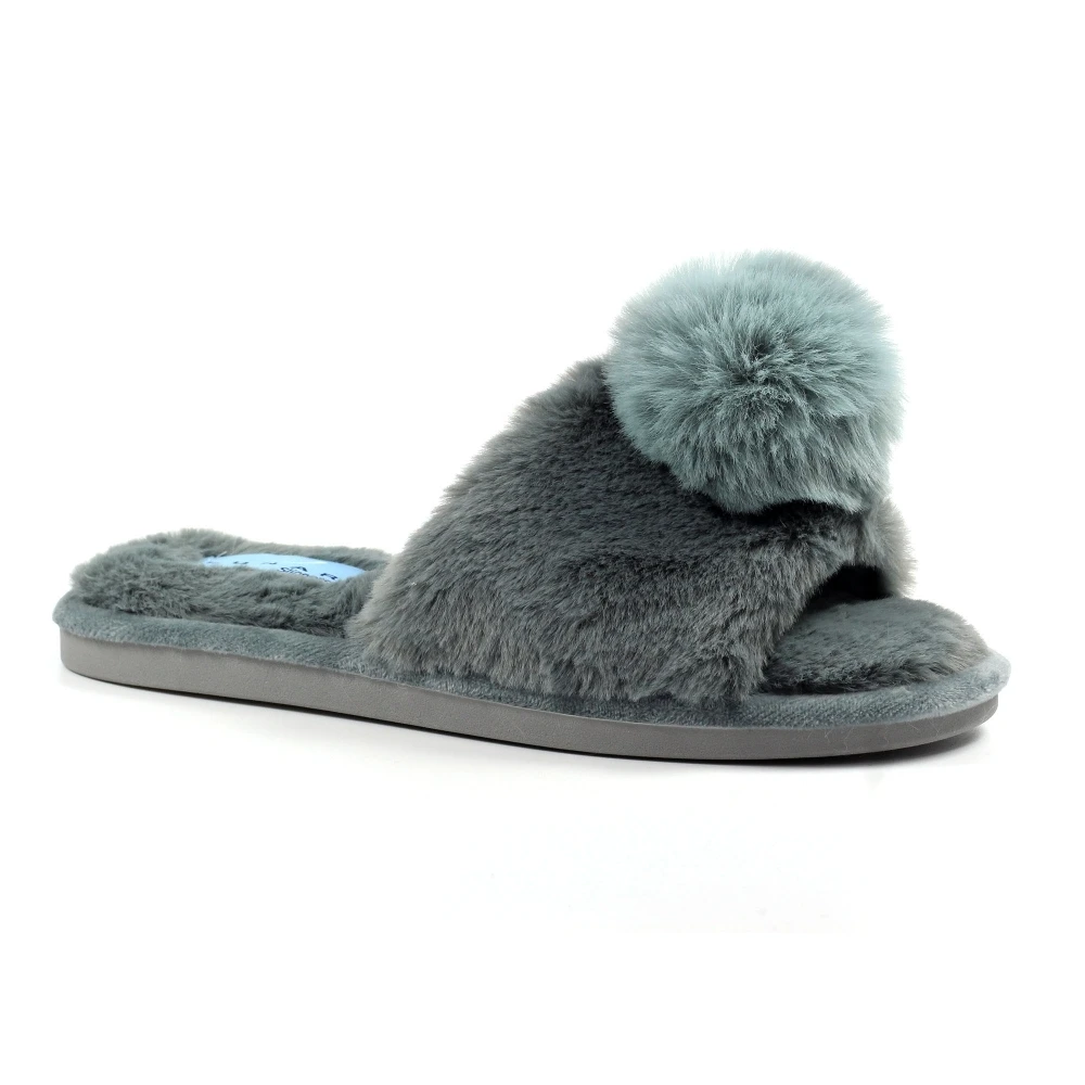 LUNAR Cara Grey Slipper 5 LUNAR Cara Grey Slipper - Image 3