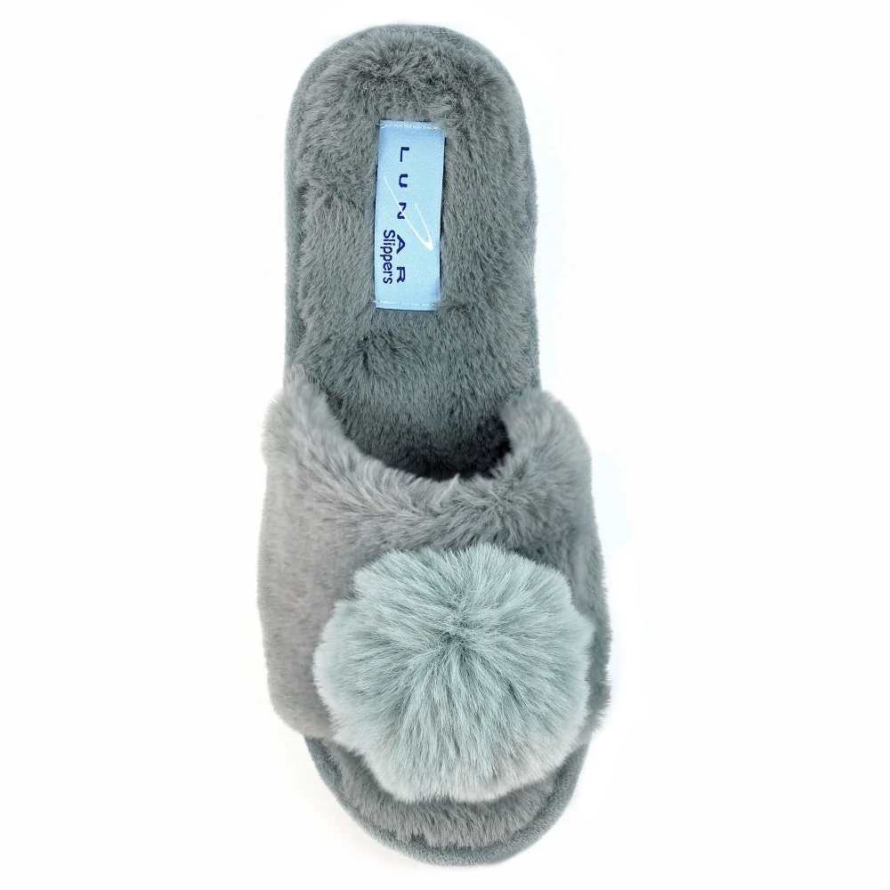 LUNAR Cara Grey Slipper 8 LUNAR Cara Grey Slipper - Image 6