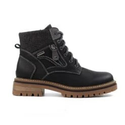 LUNAR Caramel Black Waterproof Boot
