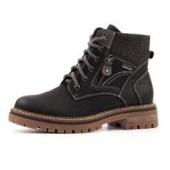 LUNAR Caramel Black Waterproof Boot -Chic Ladies Shoes Store caramel black waterproof boot p7728 444923 image