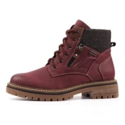 LUNAR Caramel Burgundy Waterproof Boot -Chic Ladies Shoes Store caramel burgundy waterproof boot p7729 444875 image