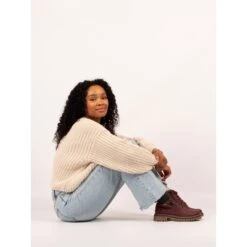 LUNAR Caramel Burgundy Waterproof Boot -Chic Ladies Shoes Store caramel burgundy waterproof boot p7729 445998 image