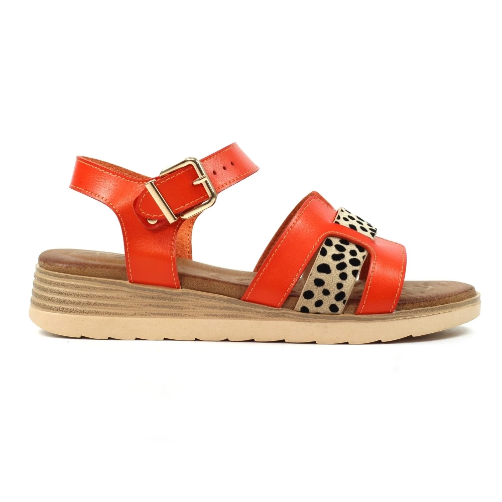 LUNAR Carla Orange Sandal 4 LUNAR Carla Orange Sandal - Image 2