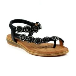 LUNAR Charlotte II Black Sandal -Chic Ladies Shoes Store charlotte ii black sandal p6267 370977 image