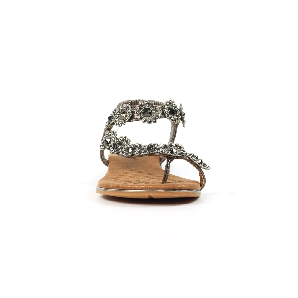 LUNAR Charlotte II Pewter Sandal 7 LUNAR Charlotte II Pewter Sandal - Image 5