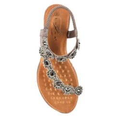 LUNAR Charlotte II Pewter Sandal 15 LUNAR Charlotte II Pewter Sandal -Chic Ladies Shoes Store charlotte ii pewter sandal p7156 409925 image
