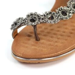 LUNAR Charlotte II Pewter Sandal 16 LUNAR Charlotte II Pewter Sandal -Chic Ladies Shoes Store charlotte ii pewter sandal p7156 409931 image