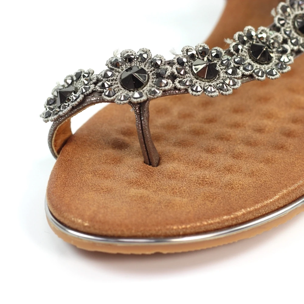LUNAR Charlotte II Pewter Sandal 9 LUNAR Charlotte II Pewter Sandal - Image 7