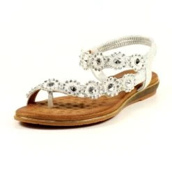 LUNAR Charlotte II Silver Sandal -Chic Ladies Shoes Store charlotte ii silver sandal p6278 371652 image