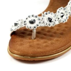 LUNAR Charlotte II Silver Sandal -Chic Ladies Shoes Store charlotte ii silver sandal p6278 371670 image