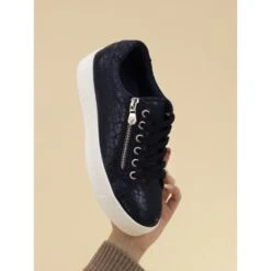 LUNAR Charm Navy Trainer -Chic Ladies Shoes Store charm navy trainer p5791 396619 image