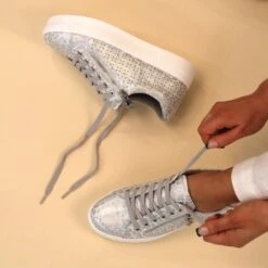 LUNAR Charm White Trainer -Chic Ladies Shoes Store charm white trainer p5792 378444 image