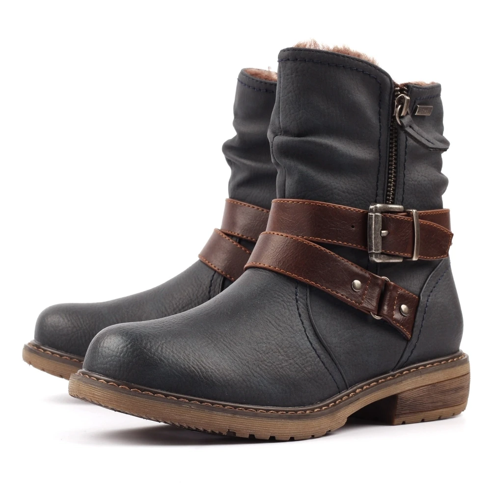 LUNAR Chime III Navy Waterproof Boot 9 LUNAR Chime III Navy Waterproof Boot - Image 7