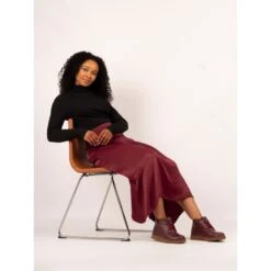 LUNAR Claire III Burgundy Leather Boot -Chic Ladies Shoes Store claire iii burgundy leather boot p7631 446281 image