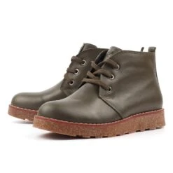 LUNAR Claire III Olive Leather Boot -Chic Ladies Shoes Store claire iii olive leather boot p7632 437885 image