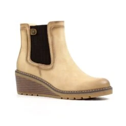 LUNAR Connie Beige Ankle Boot -Chic Ladies Shoes Store connie beige ankle boot p7669 441746 image