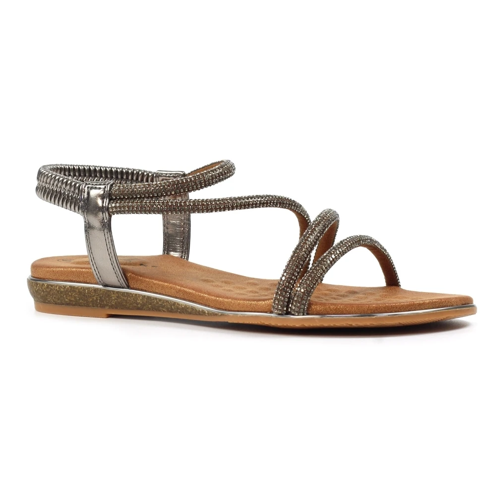 LUNAR Cortez Pewter Sandal 6 LUNAR Cortez Pewter Sandal - Image 4