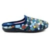 LUNAR Crackle Blue Slip On Slipper