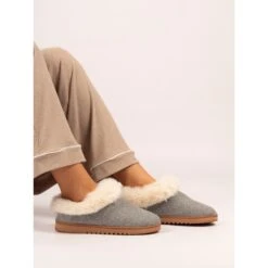 LUNAR Cranbrook Grey Boxed Slipper 13 LUNAR Cranbrook Grey Boxed Slipper -Chic Ladies Shoes Store cranbrook grey boxed slipper p7758 446949 image