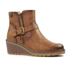LUNAR Cruz Tan Ankle Boot -Chic Ladies Shoes Store cruz tan ankle boot p7674 441998 image