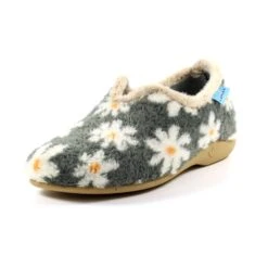 LUNAR Daisy Grey Flower Slipper -Chic Ladies Shoes Store daisy grey flower slipper p5958 358410 image