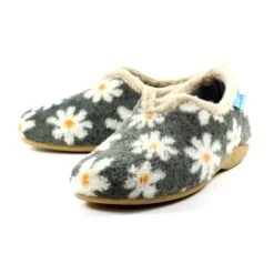 LUNAR Daisy Grey Flower Slipper -Chic Ladies Shoes Store daisy grey flower slipper p5958 358422 image