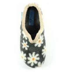 LUNAR Daisy Grey Flower Slipper -Chic Ladies Shoes Store daisy grey flower slipper p5958 358434 image