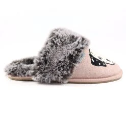 Dalmation Pink Mule Slipper