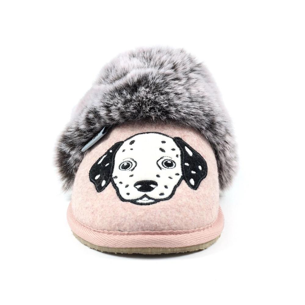 Dalmation Pink Mule Slipper 5 Dalmation Pink Mule Slipper - Image 3