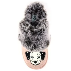 Dalmation Pink Mule Slipper 10 Dalmation Pink Mule Slipper -Chic Ladies Shoes Store dalmation pink mule slipper p5467 327420 image