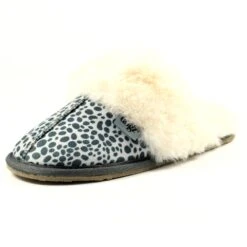 Dane Ocelot Suede Mule Slipper -Chic Ladies Shoes Store dane ocelot suede mule slipper p5473 326730 image