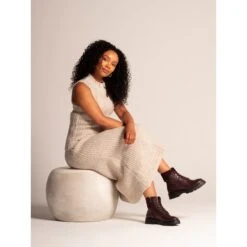 LUNAR Dante Burgundy Ankle Boot -Chic Ladies Shoes Store dante burgundy ankle boot p7767 447283 image