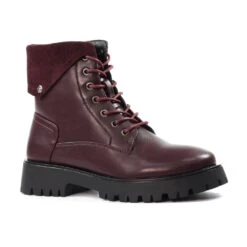 LUNAR Dante Burgundy Ankle Boot -Chic Ladies Shoes Store dante burgundy ankle boot p7767 447289 image