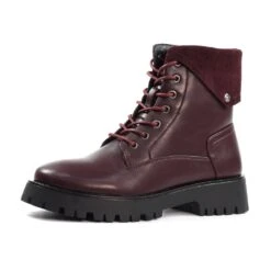 LUNAR Dante Burgundy Ankle Boot -Chic Ladies Shoes Store dante burgundy ankle boot p7767 447301 image