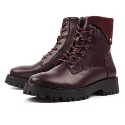 LUNAR Dante Burgundy Ankle Boot -Chic Ladies Shoes Store dante burgundy ankle boot p7767 447319 image