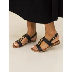 LUNAR Darcy Black Sandal -Chic Ladies Shoes Store darcy black sandal p7268 414230 image