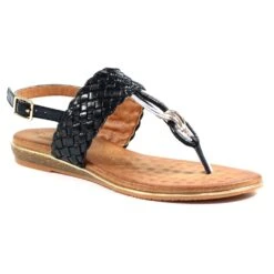 LUNAR Dawley Black Sandal -Chic Ladies Shoes Store dawley black sandal p5605 337265 image