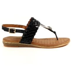 LUNAR Dawley Black Sandal