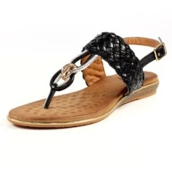 LUNAR Dawley Black Sandal -Chic Ladies Shoes Store dawley black sandal p5605 337267 image