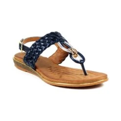 LUNAR Dawley Navy Sandal -Chic Ladies Shoes Store dawley navy sandal p6311 406285 image