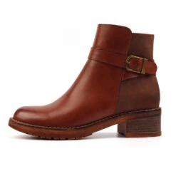 LUNAR Demure Tan Ankle Boot -Chic Ladies Shoes Store demure tan ankle boot p7770 447121 image