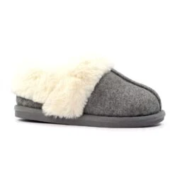 LUNAR Ember III Grey Boxed Slipper -Chic Ladies Shoes Store ember iii grey boxed slipper p7692 440927 image